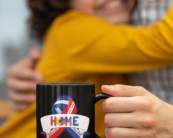 Defend the home front mug Harris Walz Election 2024 Kamala Democrat Vote Republican Project 2025 Vice President California Minnesota Trump