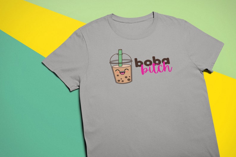 Boba Bitch Shirt Bubble Tea Boba Milk Tea Boba Tea Thai Tee - Etsy