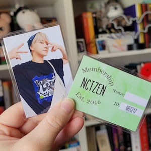 NCT127 Fan Made NCTZEN Membership ID Cards Laminated & Durable | Mystery Photocards With Your Bias