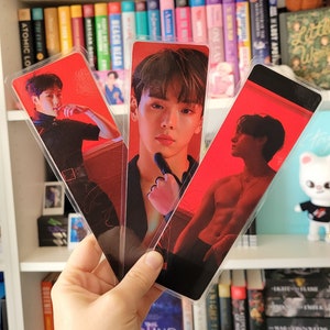 Monsta X Fatal Love Upcycled Bookmarks | Shownu, Minhyuk, Kihyun, Hyungwon, Joohoney, and IM