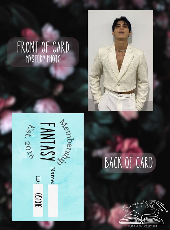 SF9 Fan Made FANTASY Membership ID Cards Laminated & Durable