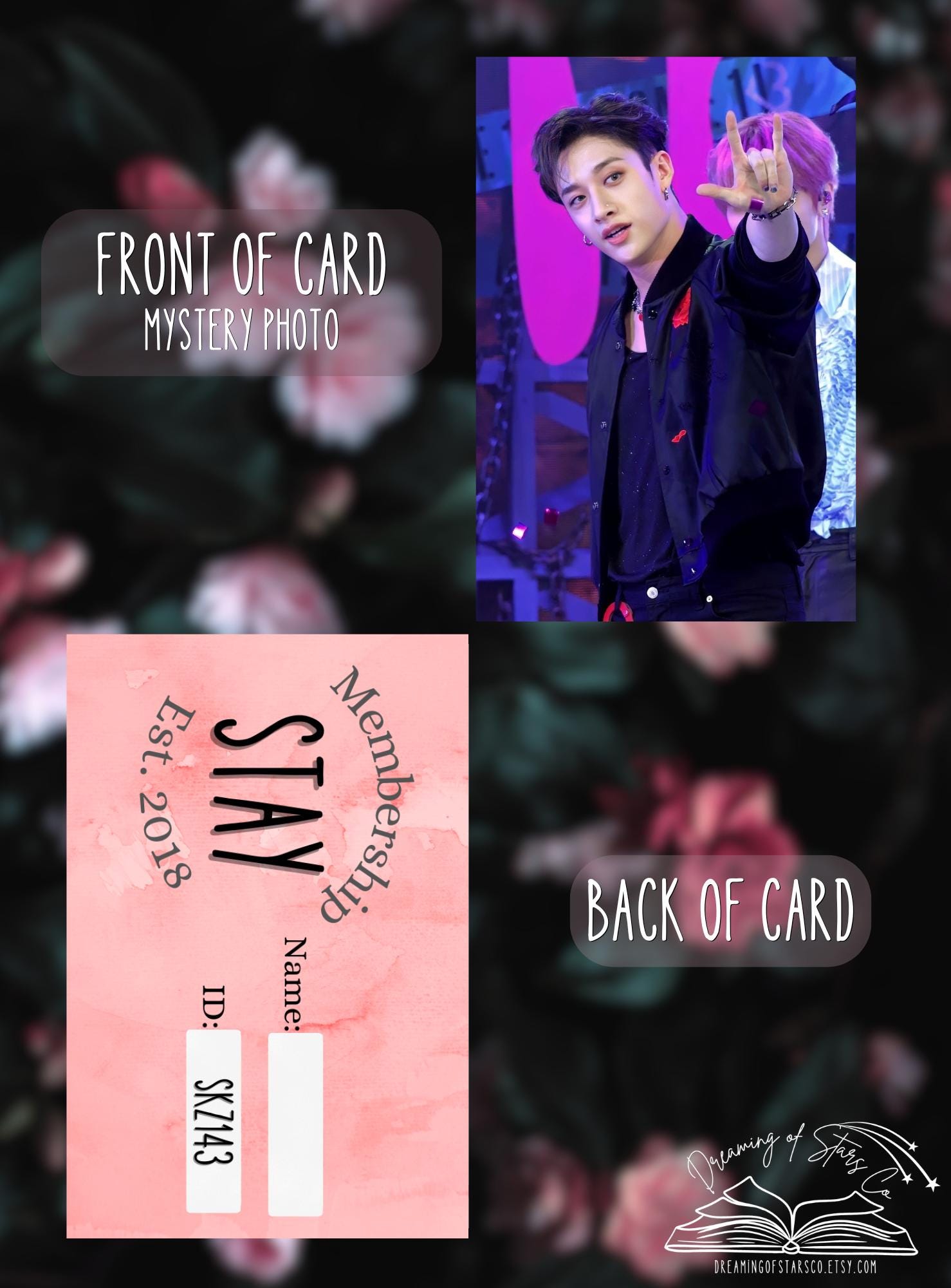Stray Kids STAY Fan Membership Card | Fan Made Kpop Photocards - Etsy