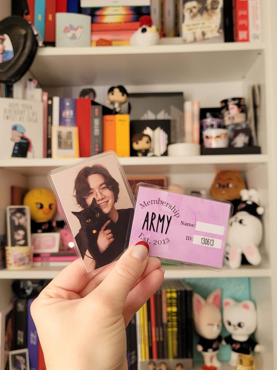 BTS Fan Made Army Membership ID Cards Laminated & Durable