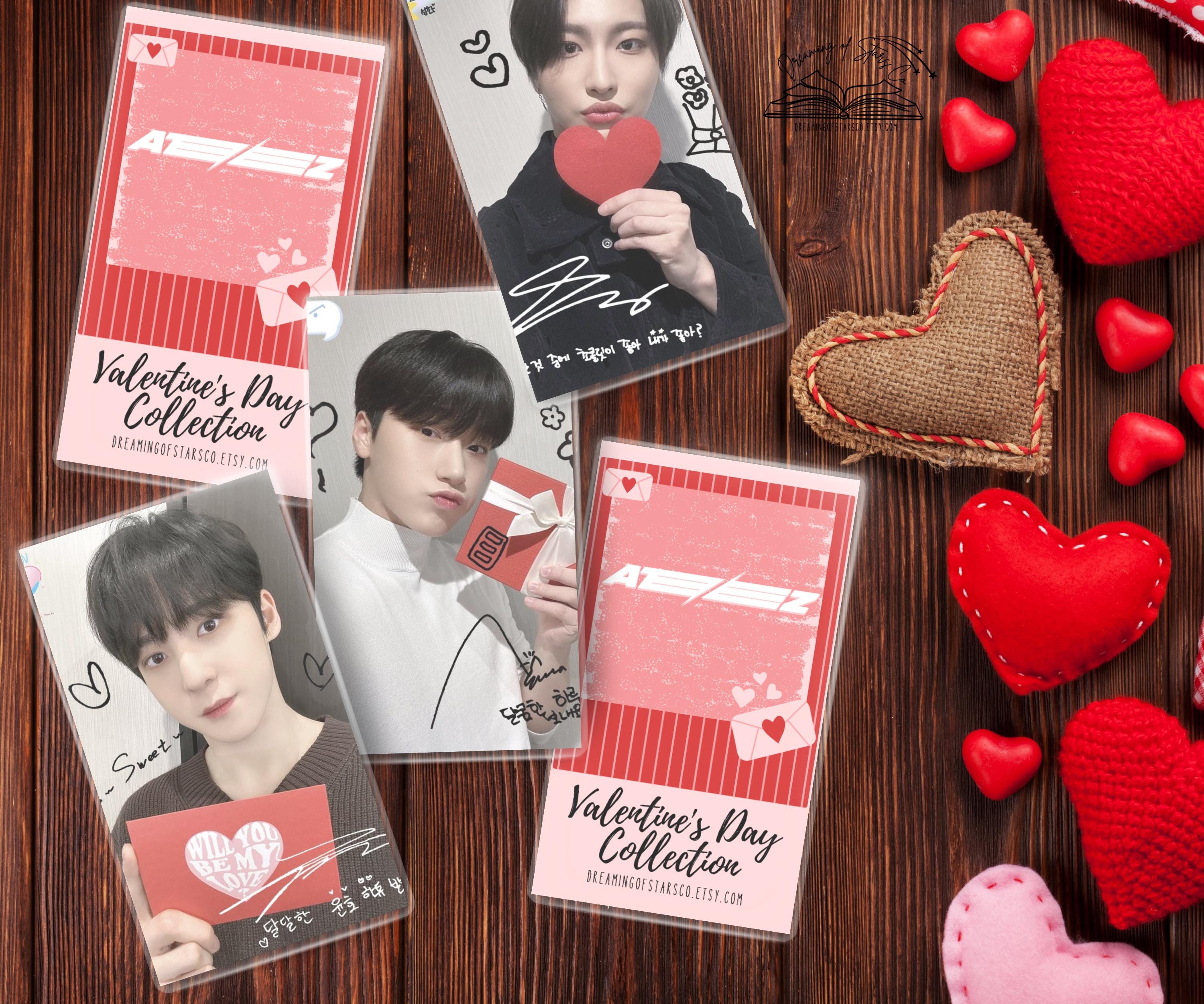 ATEEZ Valentine's Day Collection Photocards - Etsy