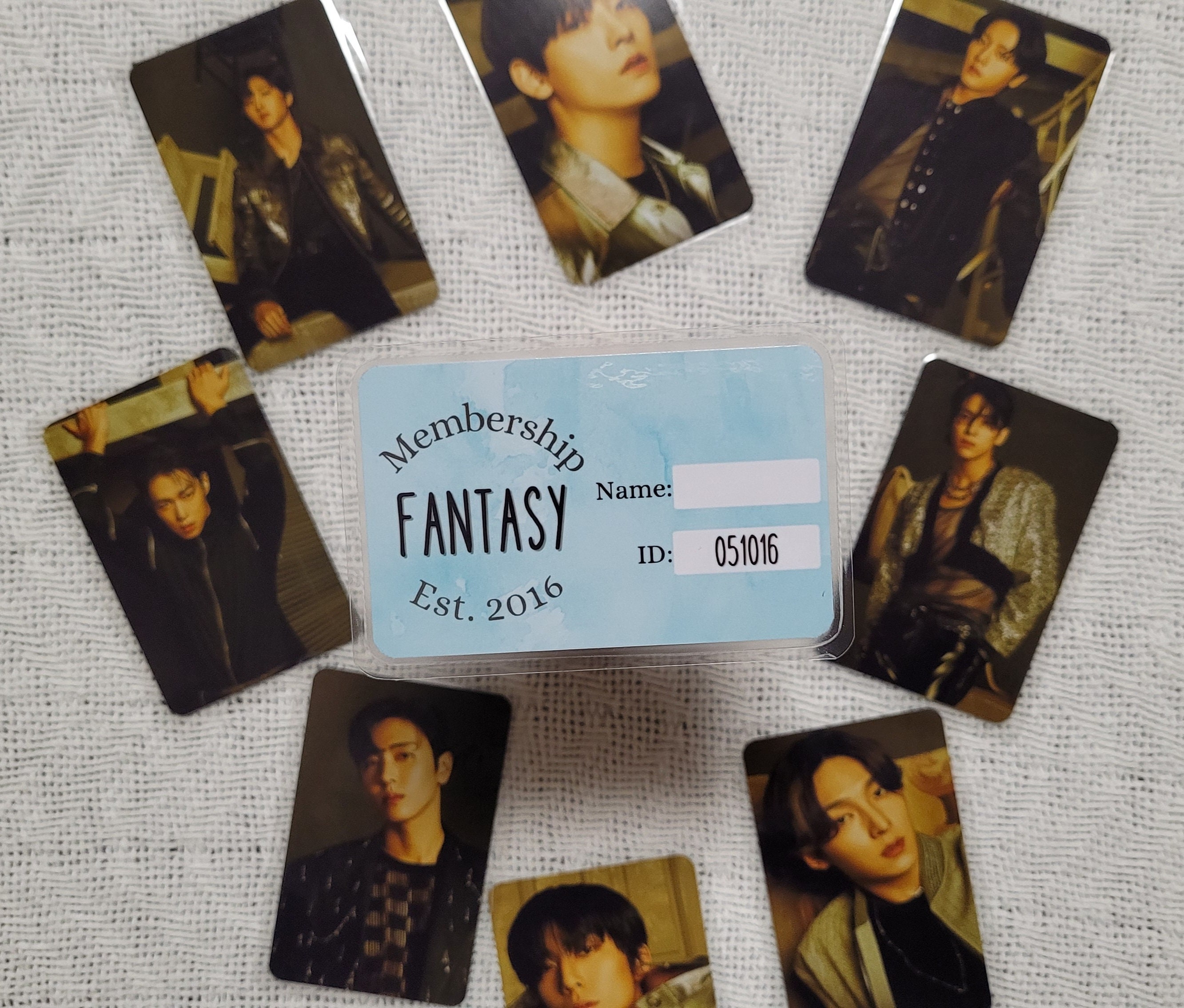 sf9 ロウン neoz school idcard トレカ SF9 Fan Made FANTASY Membership ID Cards Laminated & Durable