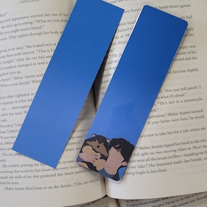 BTS Taehyung and Yeontan Double Sided Laminated Bookmark