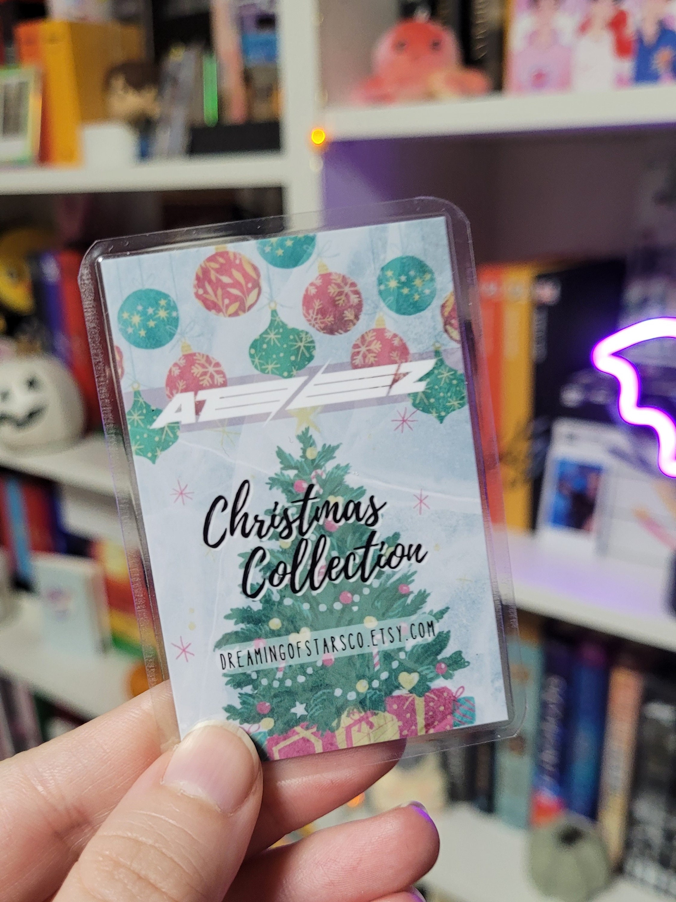 Ateez Christmas Photocards: Double Sided Laminated Kpop Gift - Etsy