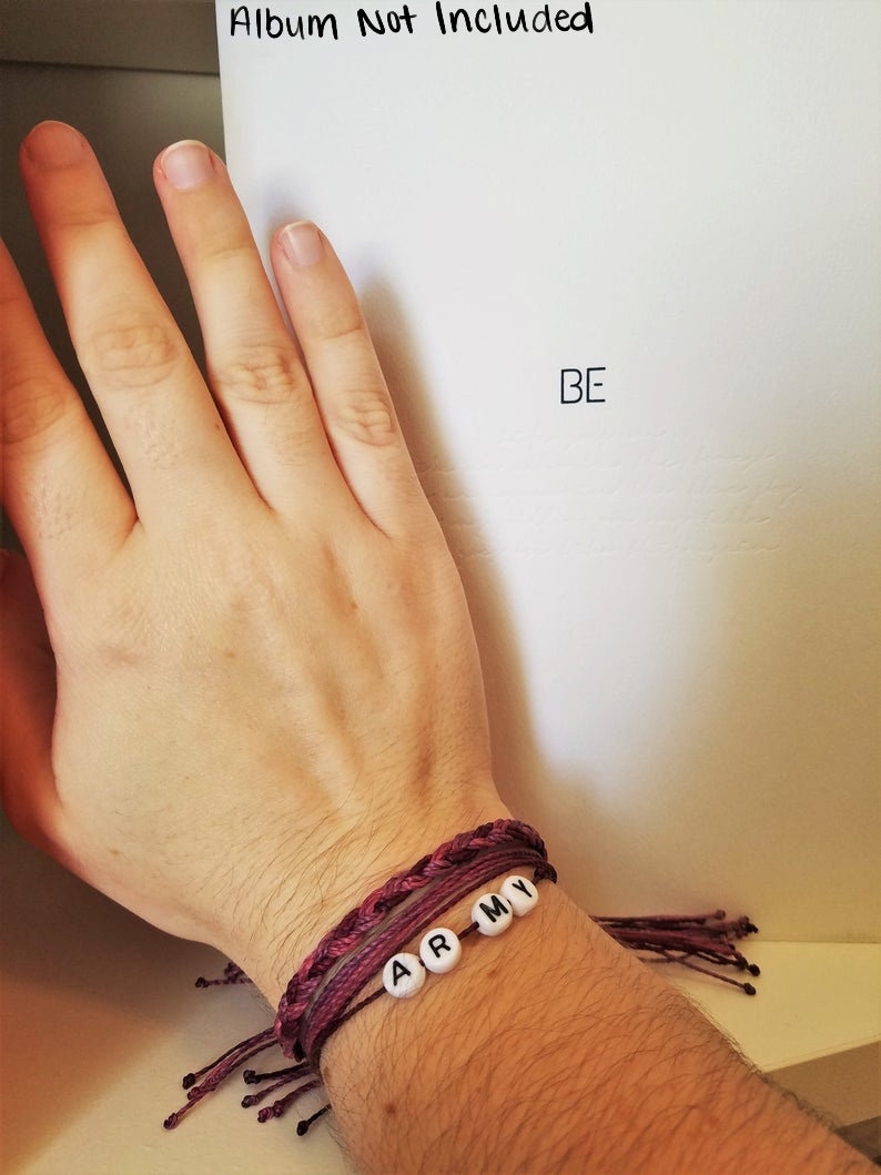 I Purple You BTS Army Bracelets