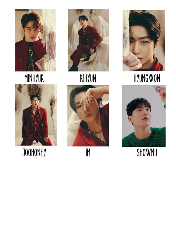 MONSTA X MONBEBE Fan Made Membership ID Card | Kpop Photocards - Etsy