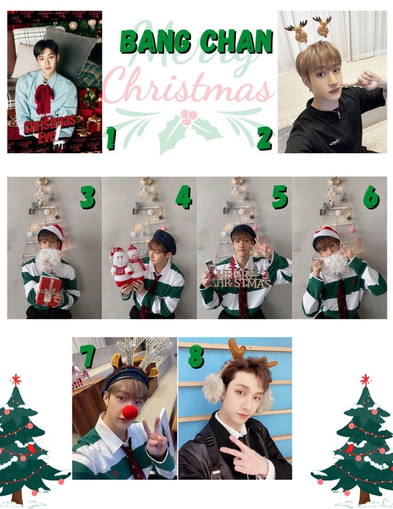 Stray Kids Holiday Photos, Kpop Holiday Photocards - Etsy
