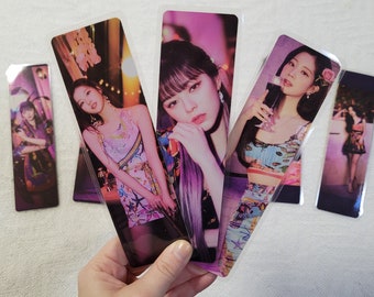 Twice Taste of Love Upcycled Kpop Bookmark, Handmade Laminated Bookmark