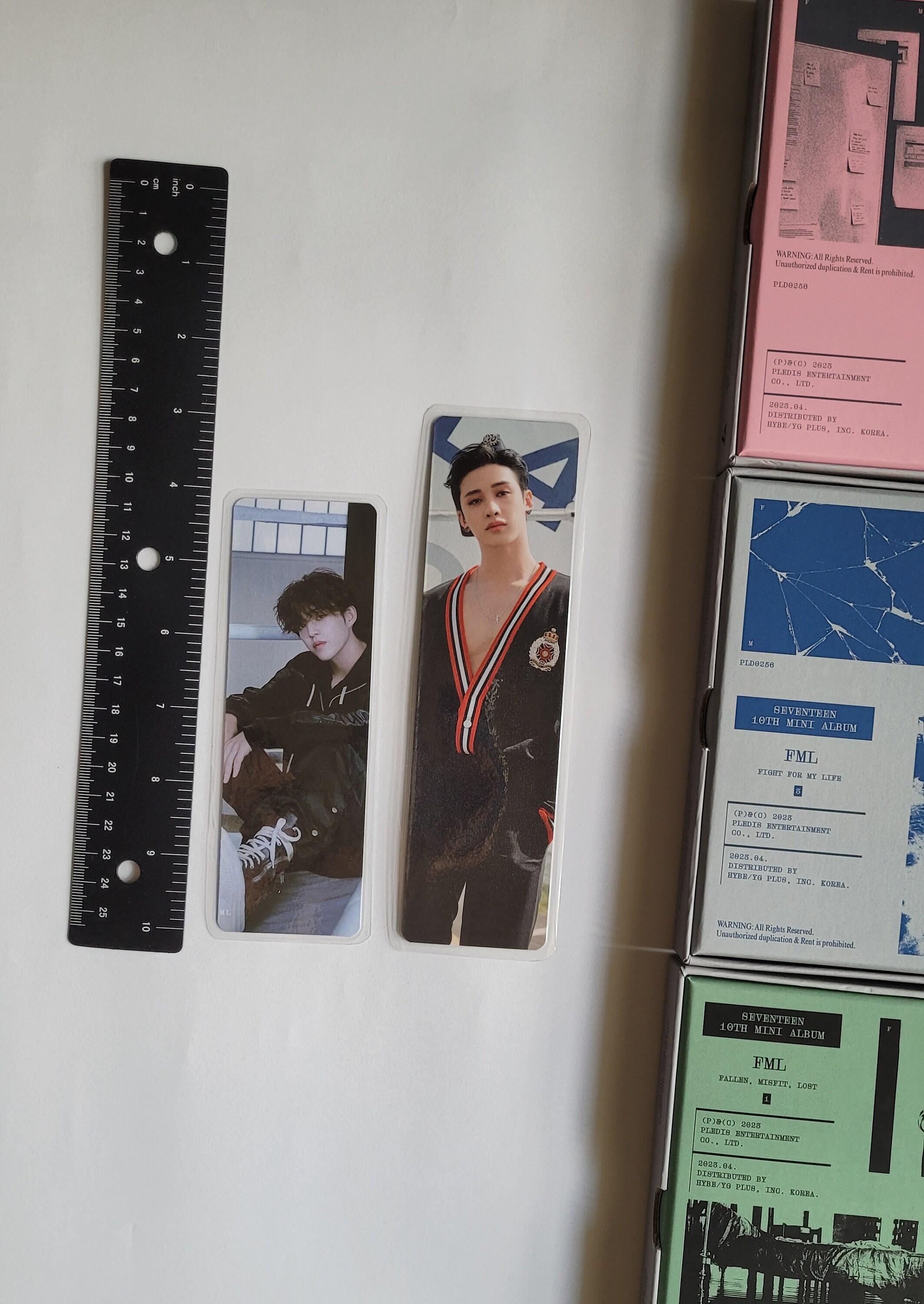 Seventeen FML Upcycled Bookmarks W/ S.coups, Wonwoo, Mingyu