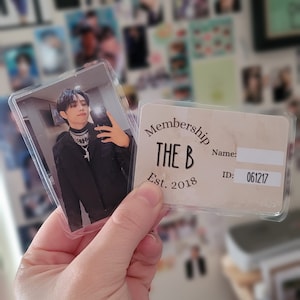 The Boyz Fan Made THE B Membership ID Cards Laminated & Durable | Mystery Photocards With Your Bias