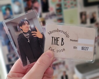 The Boyz Fan Made THE B Membership ID Cards Laminated & Durable