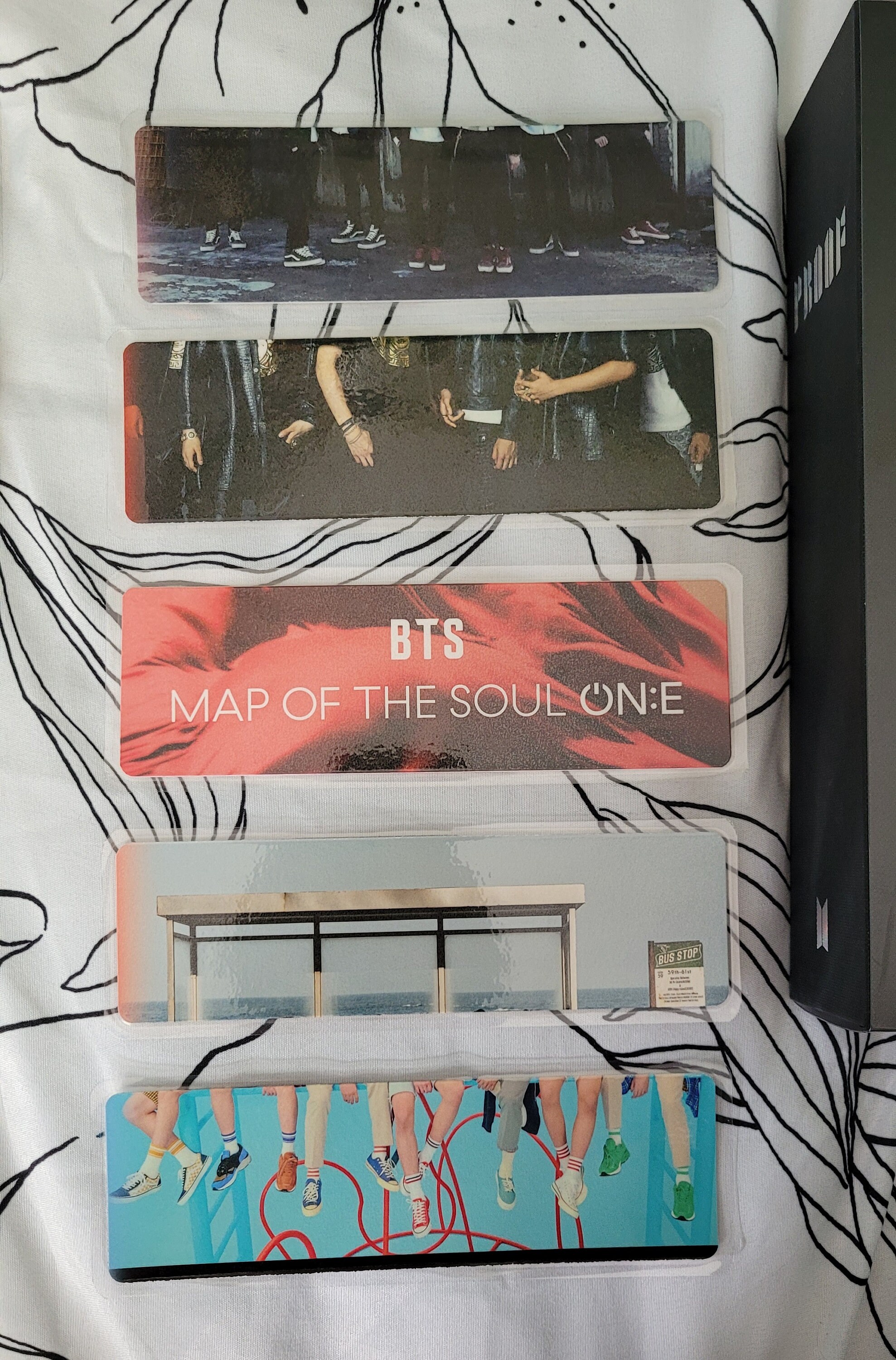 BTS Butter and Proof Upcycled Bookmarks | Units & OT7 Version Part