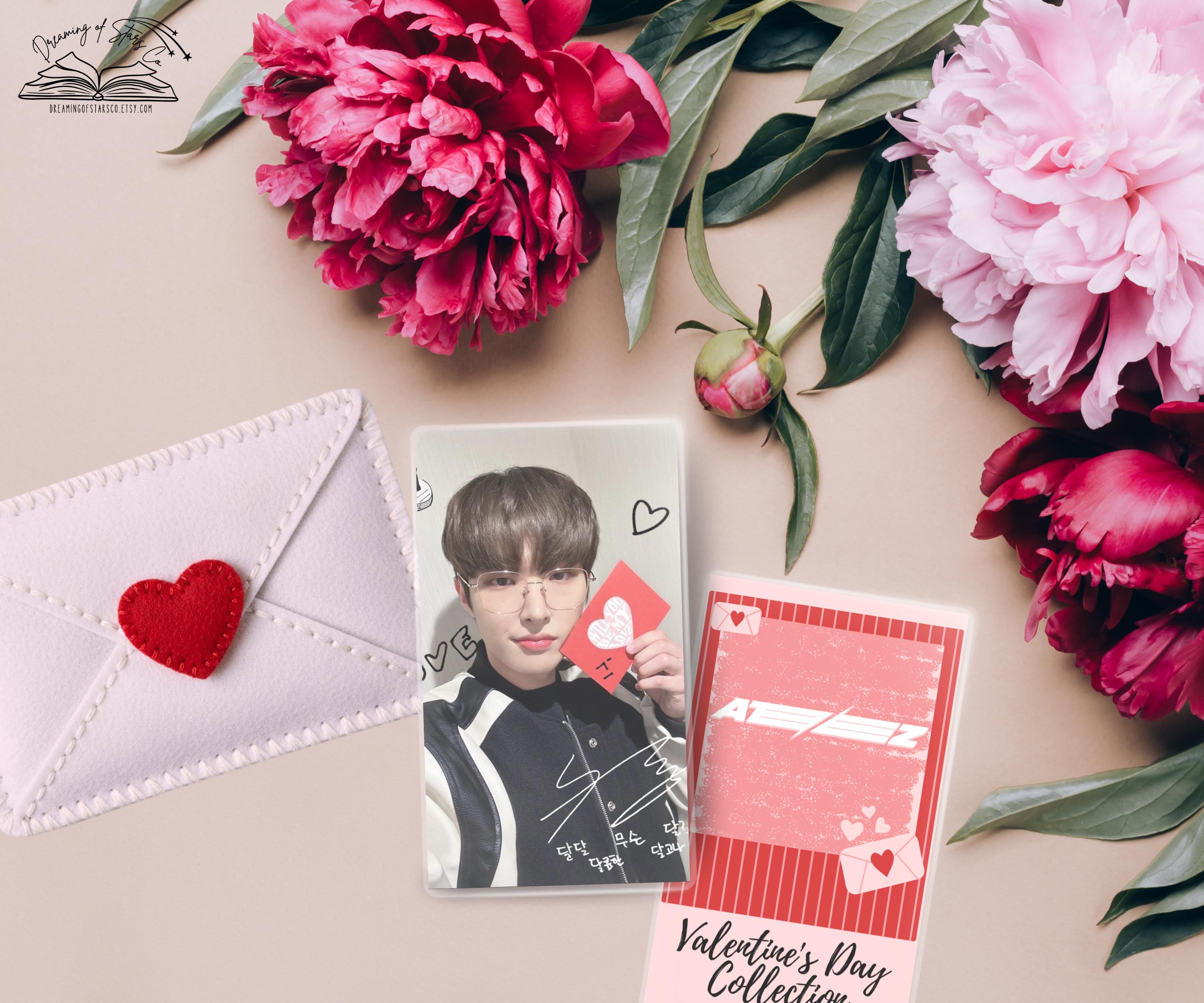 ATEEZ Valentine's Day Collection Photocards - Etsy
