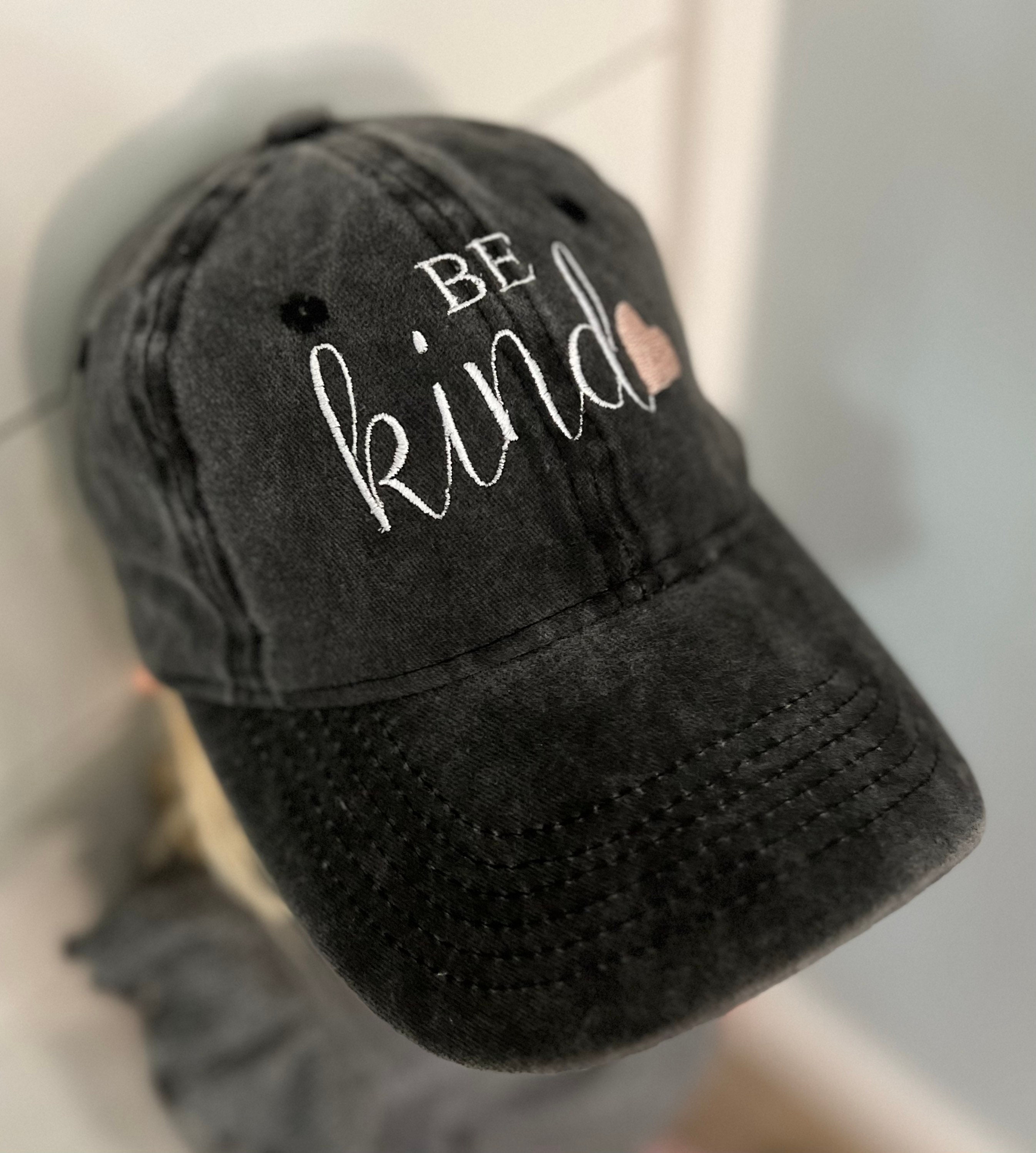Monogrammed Be Kind Hat - Etsy