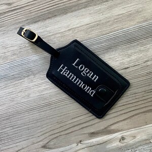 Monogrammed Luggage Tag
