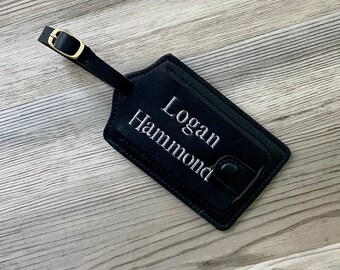 Monogrammed Luggage Tag