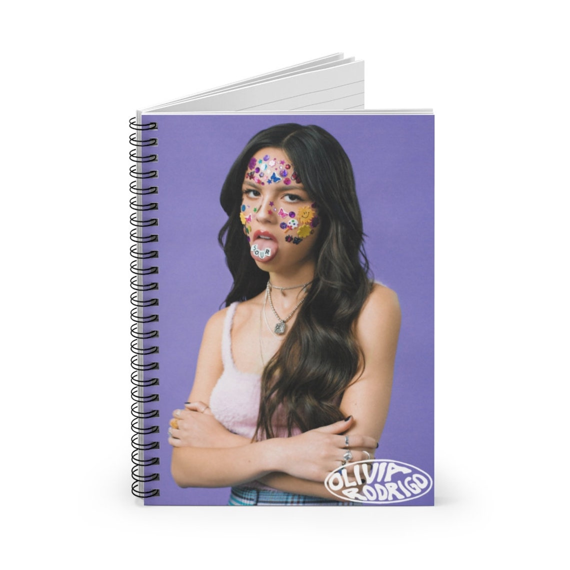 Olivia Rodrigo // SOUR // Spiral Notebook Ruled Lines Etsy
