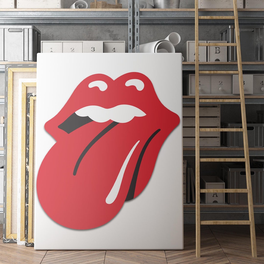 The Rolling Stones Canvas Art Print 1960s 1970s Music Wall Etsy