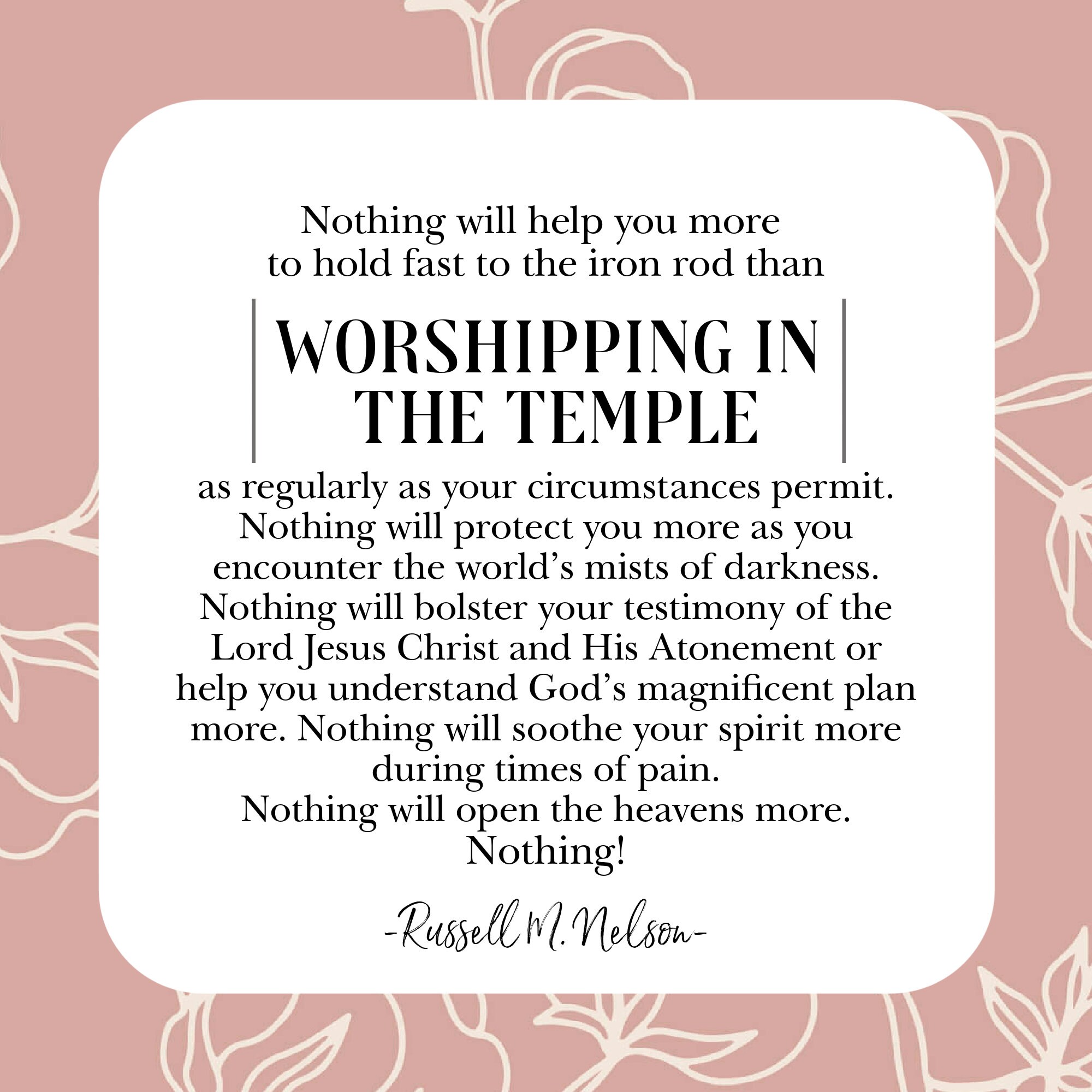 Worshipping in the Temple Handout - Etsy