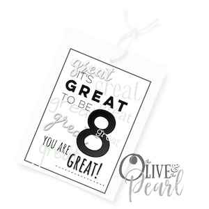 Great to be 8