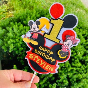 Mickey Mouse Custom 3D Cake Topper