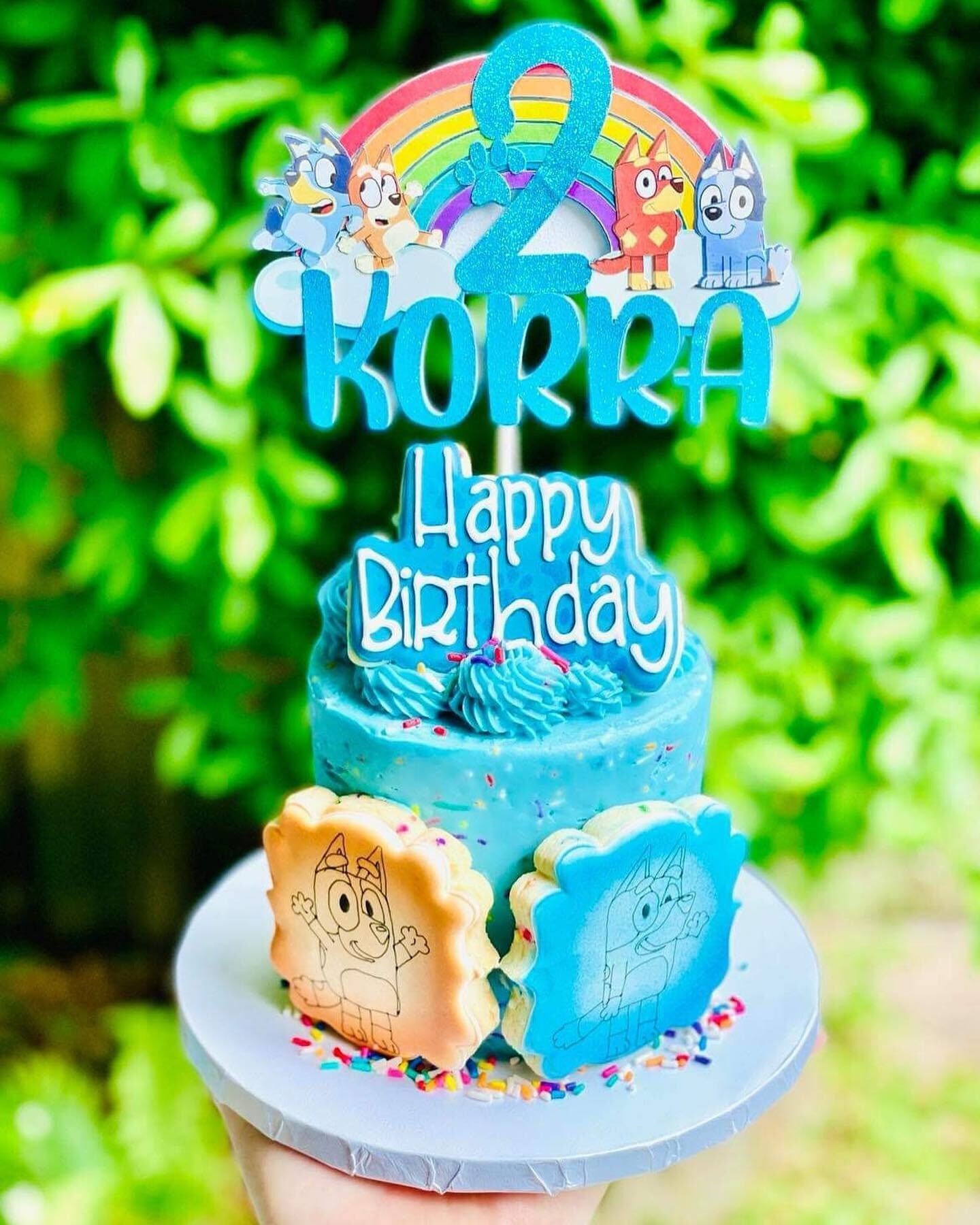 Bluey & friends Custom 3D Cake Topper