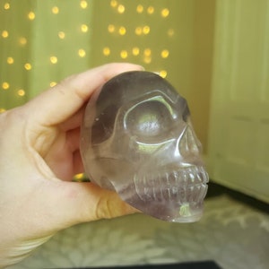 Fluorite Crystal Skull: 3.05&quot; Healing Stone