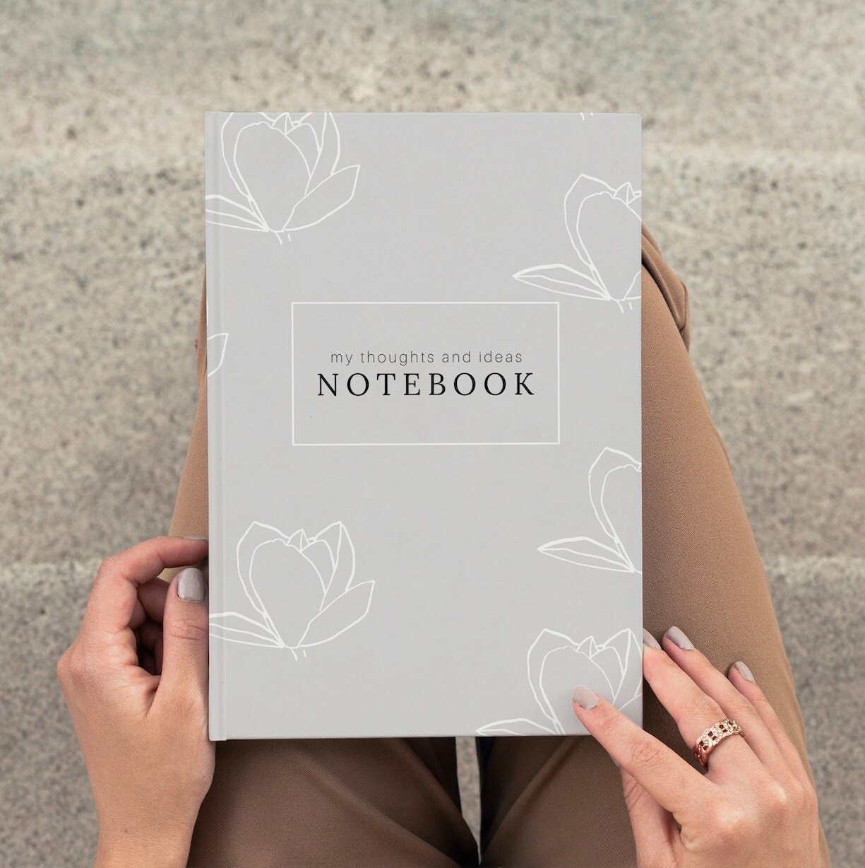 Thoughts and Ideas Notebook Career Journal Success Journal Self Care