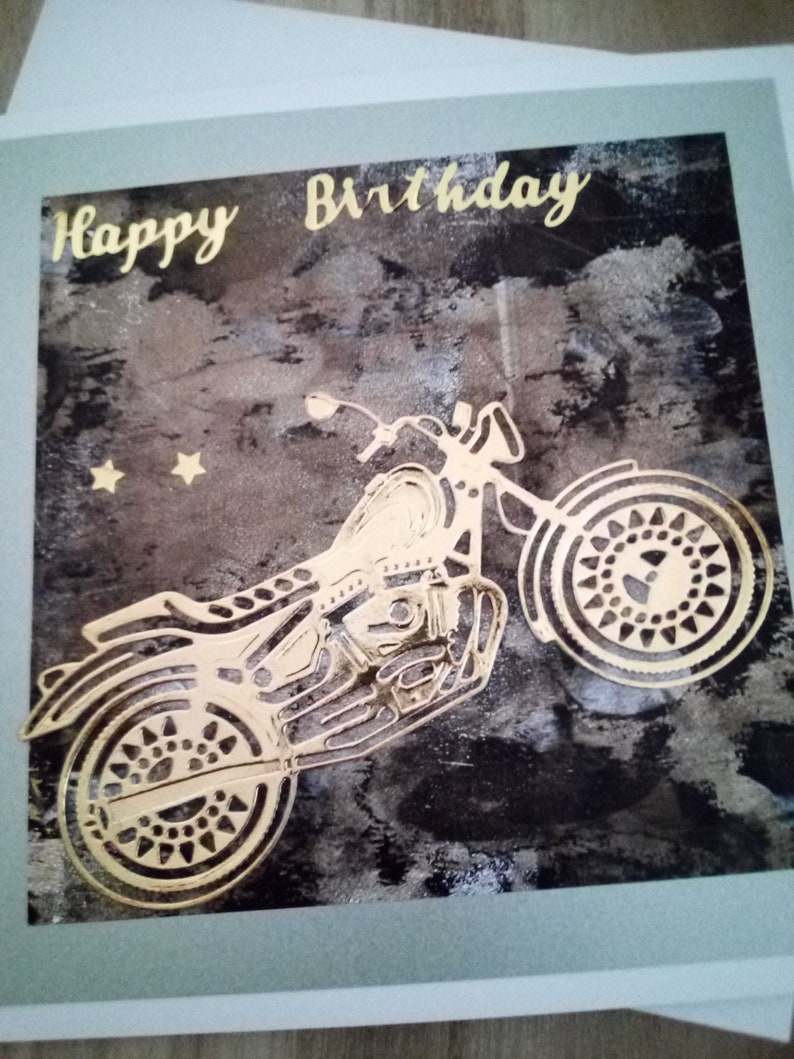 Biglietto di buon compleanno moto d'oro | Etsy Biglietto di buon compleanno moto d'oro | Etsy