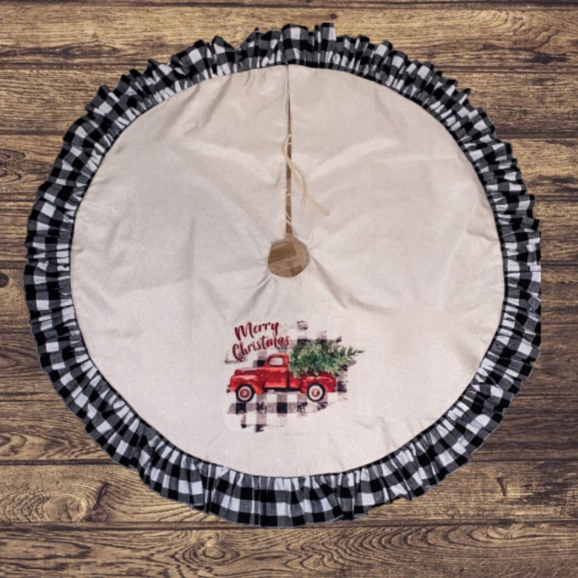 Buffalo Plaid Tree Skirt - Etsy