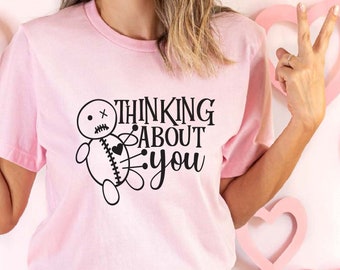 good thinking of you gifts for him Galentine funny Shirt | Thinking about you | valentine gift | Ex Husband and wife shirt