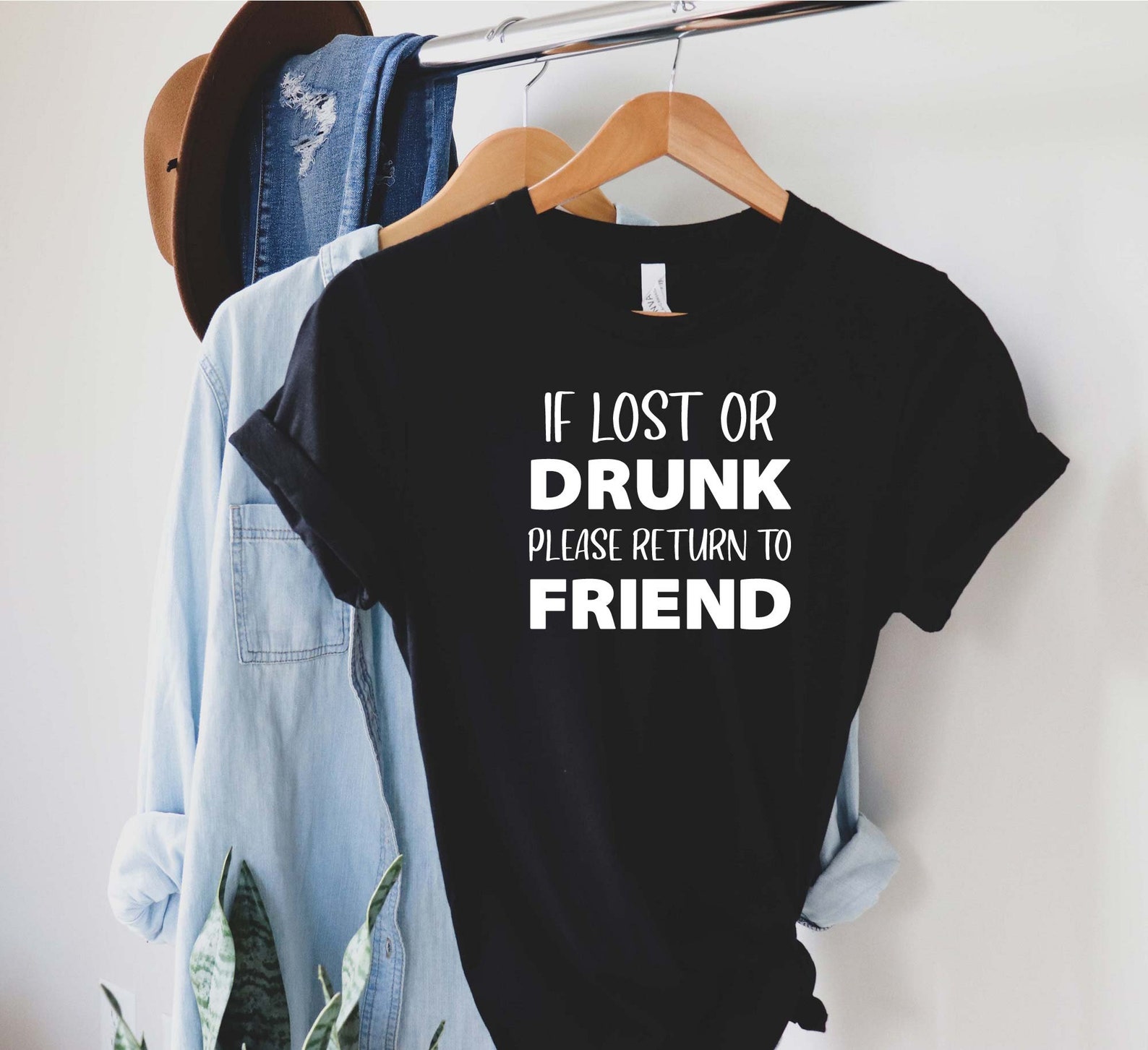 Best Friend Drunk Shirtif Lost or Drunk Return to Etsy