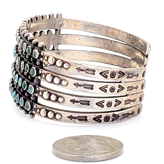 Early Zuni Snake Eye Bracelet Native American Hand Ma… Gem