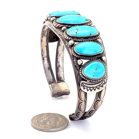 Bright Morenci Turquoise. Navajo Native American … - image 3