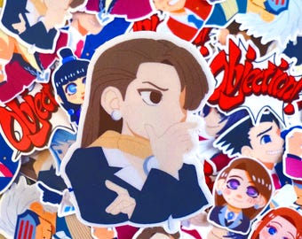L'avocate de Phoenix Wright Ace, Mia Fey, pense Sticker