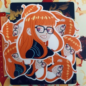 Persona 5 Futaba Sakura/Oracle Phantom Thieves Bust Sticker