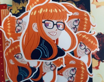Persona 5 Futaba Sakura/Oracle Phantom Thieves Bust Sticker