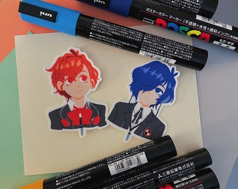 Persona 3 Protagonists Stickers