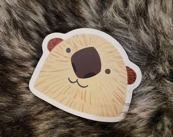 Sticker mascotte Otter Head Shop