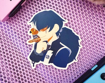 L'avocat de Phoenix Wright Ace, Simon Blackquill, souriant Sticker