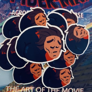 Miguel O’Hara Spiderman 2099 Spiderverse Pensive Butt Sticker