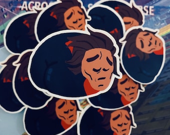 Miguel O'Hara Spiderman 2099 Spiderverse mégot pensif Sticker