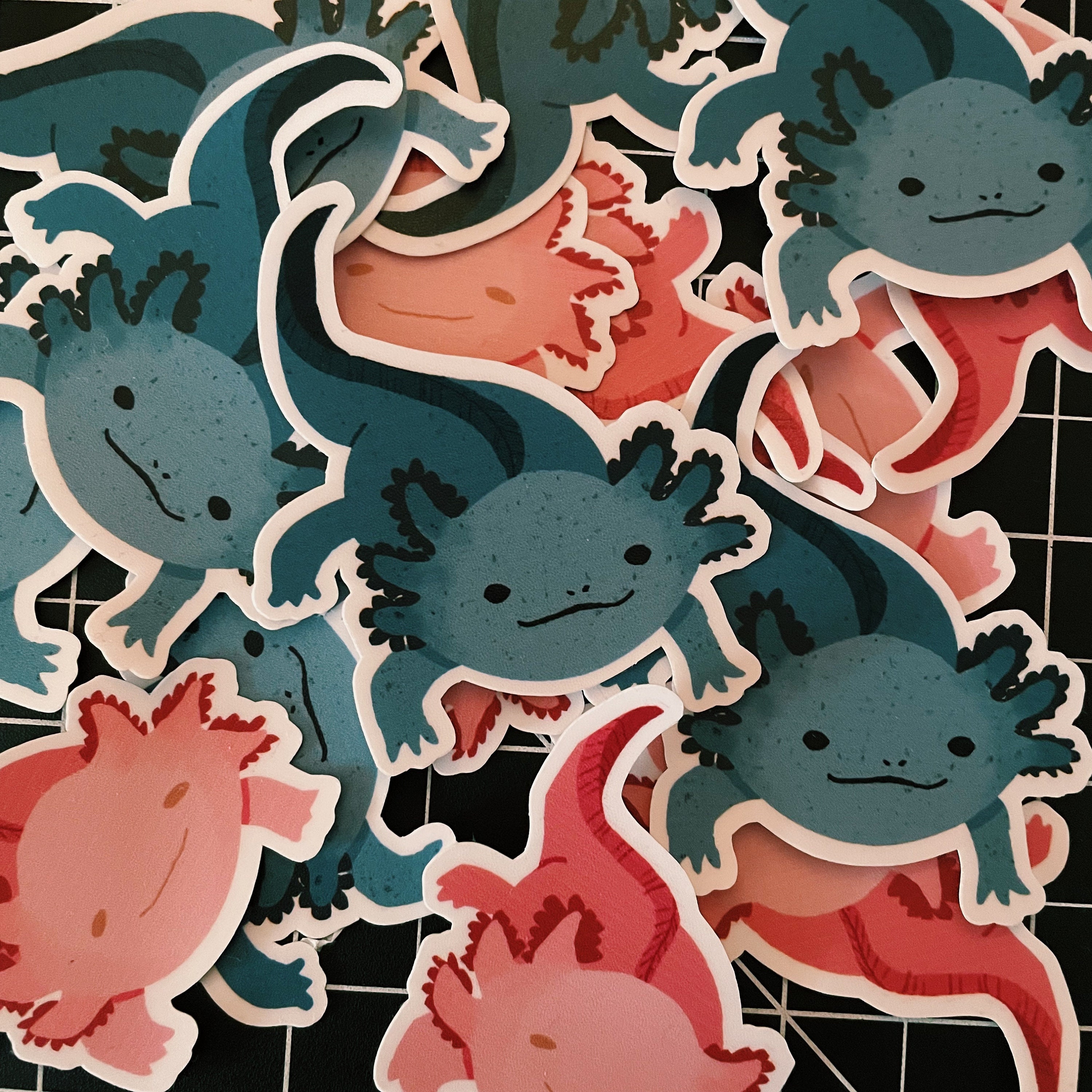 Axolotl Stickers - Etsy