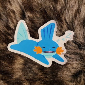 Sleeping Mudkip Sticker