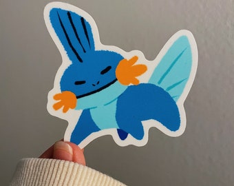 Autocollant mudkip stance