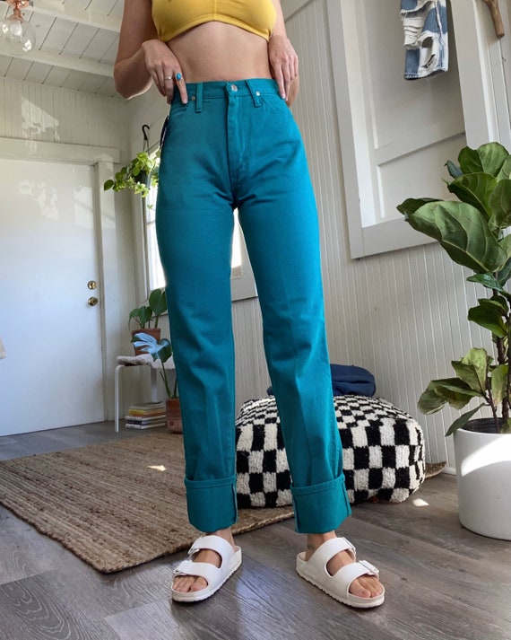 Deadstock Vintage 1970’s Turqouise Wranglers Size