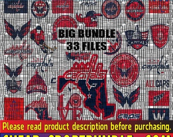 Washington-Capitals Hockey Teams Svg, Washington-Capitals Svg, N--H--L Svg, N--H--L Svg, Png, Bundle 33 Files